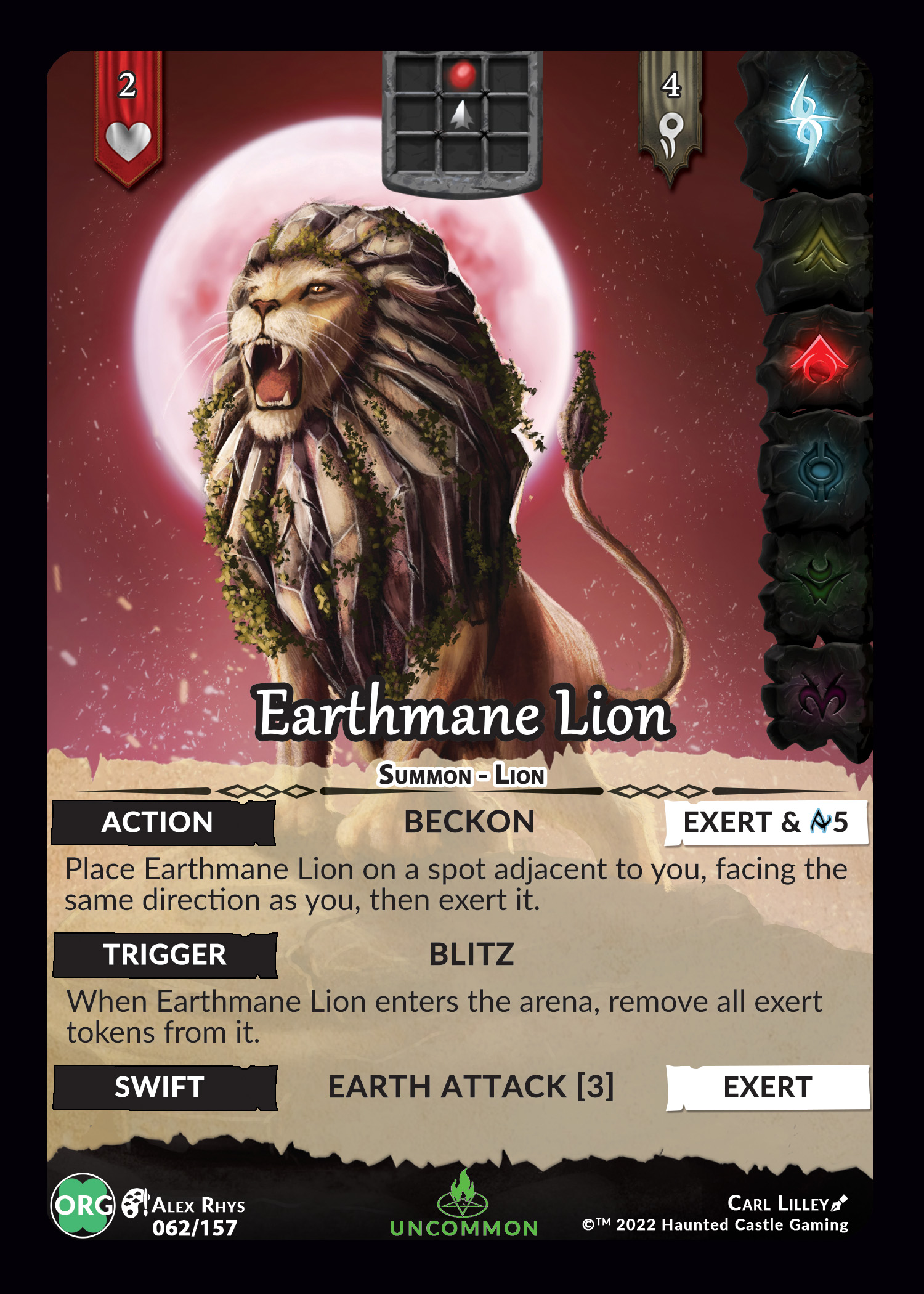 Earthmane Lion